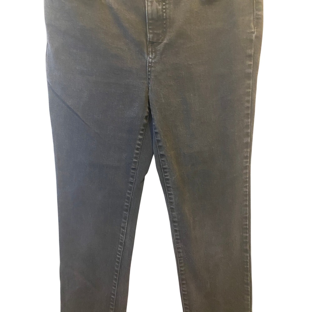 St Johns Bay Womens Black Straight Leg Stretch Denim Jeans Size 3 RN93677 - Picture 2 of 5
